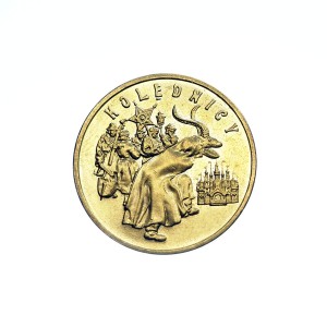 M02776 2 Złote 2001 rok Polska Kolędnicy