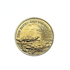 M02777 2 Złote 2001 rok Polska Żółw błotny