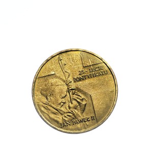 M02790 2 Złote 2003 rok Polska Jan Paweł II-25 Lat Pontyfikatu