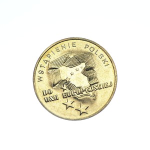 M02796 2 Złote 2004 rok Polska Wstąpienie Polski do Unii Europejskiej