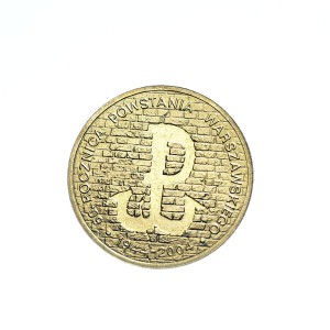 M02799 2 Złote 2004 rok Polska 60.Rocznica Powstania Warszawskiego