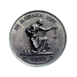 M02913 Medal Niemcy I Wojna Światowa " In eiserner Zeit" 1916 rok