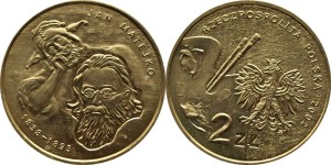 SN0258 2 złote 2002 Jan Matejko