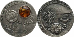 SN0064 20 złotych 2001 Szlak Bursztynowy