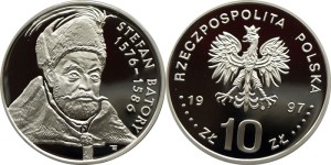 SN0101 10 złotych 1997 Stefan Batory
