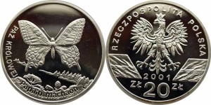 SN0066 20 złotych 2001 Paź Królowej